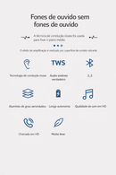 Alto-falante Sem Fio de Condução Òssea